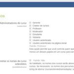 esconder professores na descrição do curso moodle