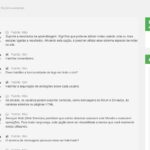 envio de mensagens no Moodle