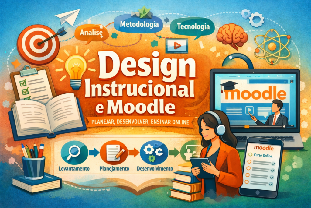Chega de “Rolagem sem fim”: 3 Passos de Design Instrucional para Salvar seu Curso no Moodle